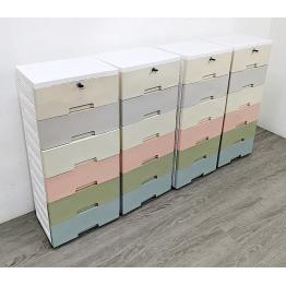 Plastic Chest of 6 Drawers on Castors (New) ($350 each, Only 1 left)